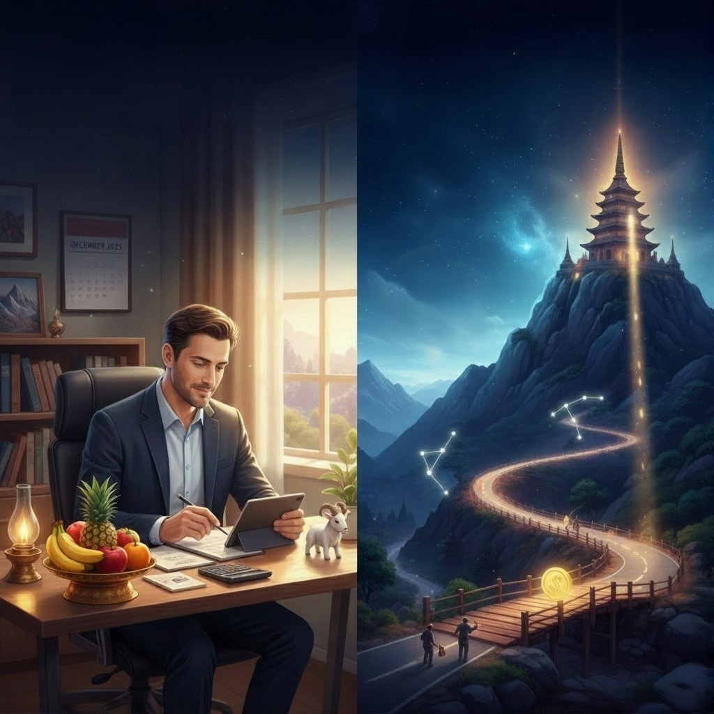 โอกาสทองส่งท้ายปี! โชคลาภและการเงิน เดือนธันวาคม 2568 พลังดวงโชคลาภ และดวงการเงินกำลังขยับตัวครั้งใหญ่ หากคุณกำลังลุ้นเรื่องเงิน ทำนายแบบละเอียด