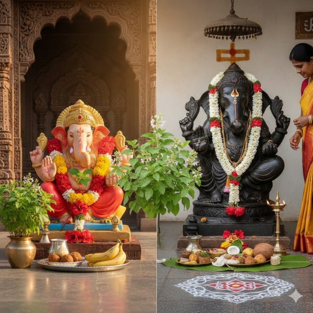 เหตุใดไม่ถวายต้นตุลสีพระคเณศ ต้นตุลสี คืออะไร? บทความนี้จะพาทุกคนมาทำความรู้จักต้นตุลสี หรือต้นกะเพราอย่างเจาะลึก เพราะเรามักเห็นการถวายต้นกระเพรา!
