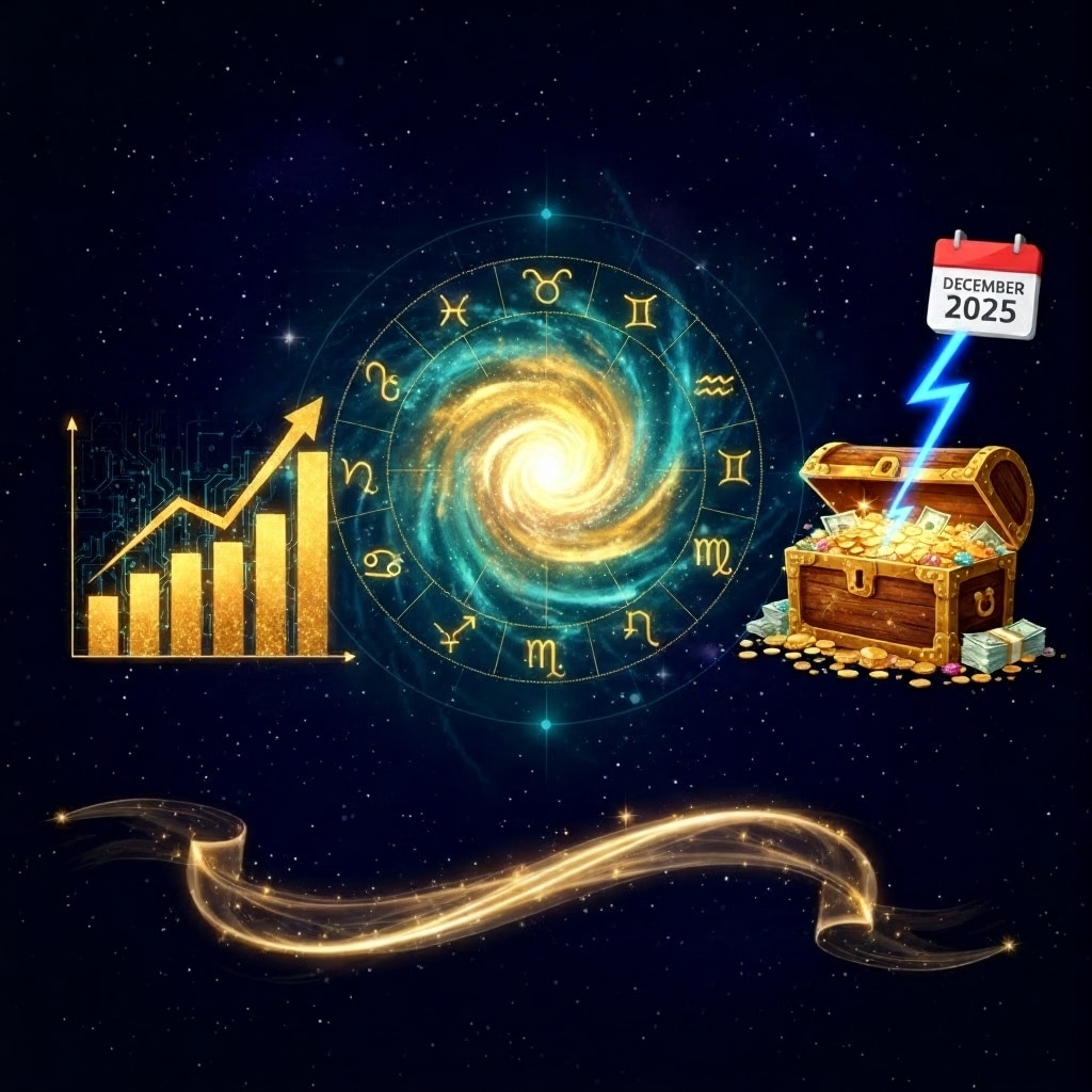 โอกาสทองส่งท้ายปี! โชคลาภและการเงิน เดือนธันวาคม 2568 พลังดวงโชคลาภ และดวงการเงินกำลังขยับตัวครั้งใหญ่ หากคุณกำลังลุ้นเรื่องเงิน ทำนายแบบละเอียด
