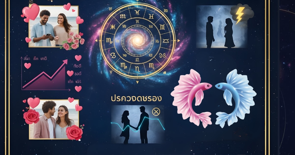 ดวงความรักธันวาคม 2568 จะหวานหรือจะร้าว? “ความรักจะกลับมาหวานหรือร้าวกันแน่” ยากรู้คำตอบแบบไม่ต้องเดา “ดูดวงดิ” จะพาไปเช็คดวงความรักแบบละเอียด
