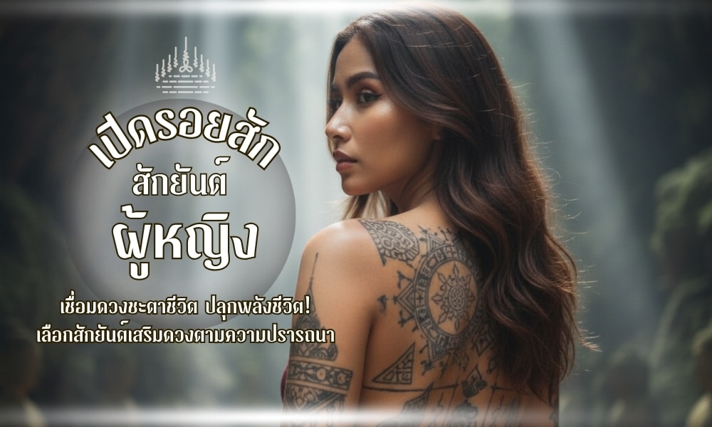 ผู้หญิง รอยสักยันต์ ที่เหมาะกับดวงและพลังชีวิต! ทว่าแต่เดิมในอดีตสตรีบางคนมักจะสักยันต์เพื่อสืบทอดสายครูบาอาจารย์ที่ตกทอดมาจากบรรพบุรุษจากรุ่นสู่รุ่น!!