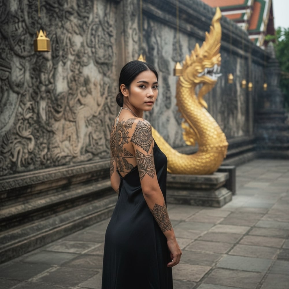 ผู้หญิง รอยสักยันต์ ที่เหมาะกับดวงและพลังชีวิต! ทว่าแต่เดิมในอดีตสตรีบางคนมักจะสักยันต์เพื่อสืบทอดสายครูบาอาจารย์ที่ตกทอดมาจากบรรพบุรุษจากรุ่นสู่รุ่น!!