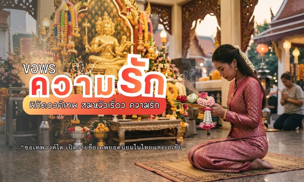 ขอพรความรัก เทพองค์ไหนดี? สมหวังเรื่องความรัก หลายคนฝันอยากมีความรักดีๆสักครั้ง ไม่ว่าจะเป็นคนรักดี ๆ หรือคู่แท้เปิดพิกัดองค์เทพ ขอพรความรักให้สมหวัง!!