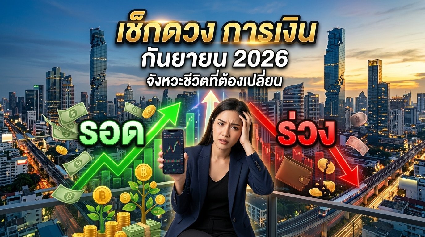 เช็กดวง การเงิน กันยายน 2026 จังหวะชีวิตที่ต้องเปลี่ยน รอดหรือร่วง ใครมีลุ้นว่าจะมีโอกาสได้ เงินก้อนใหม่ เข้ามาช่วยให้สถานะทางการเงินของคุณดีขึ้นหรือเปล่า?